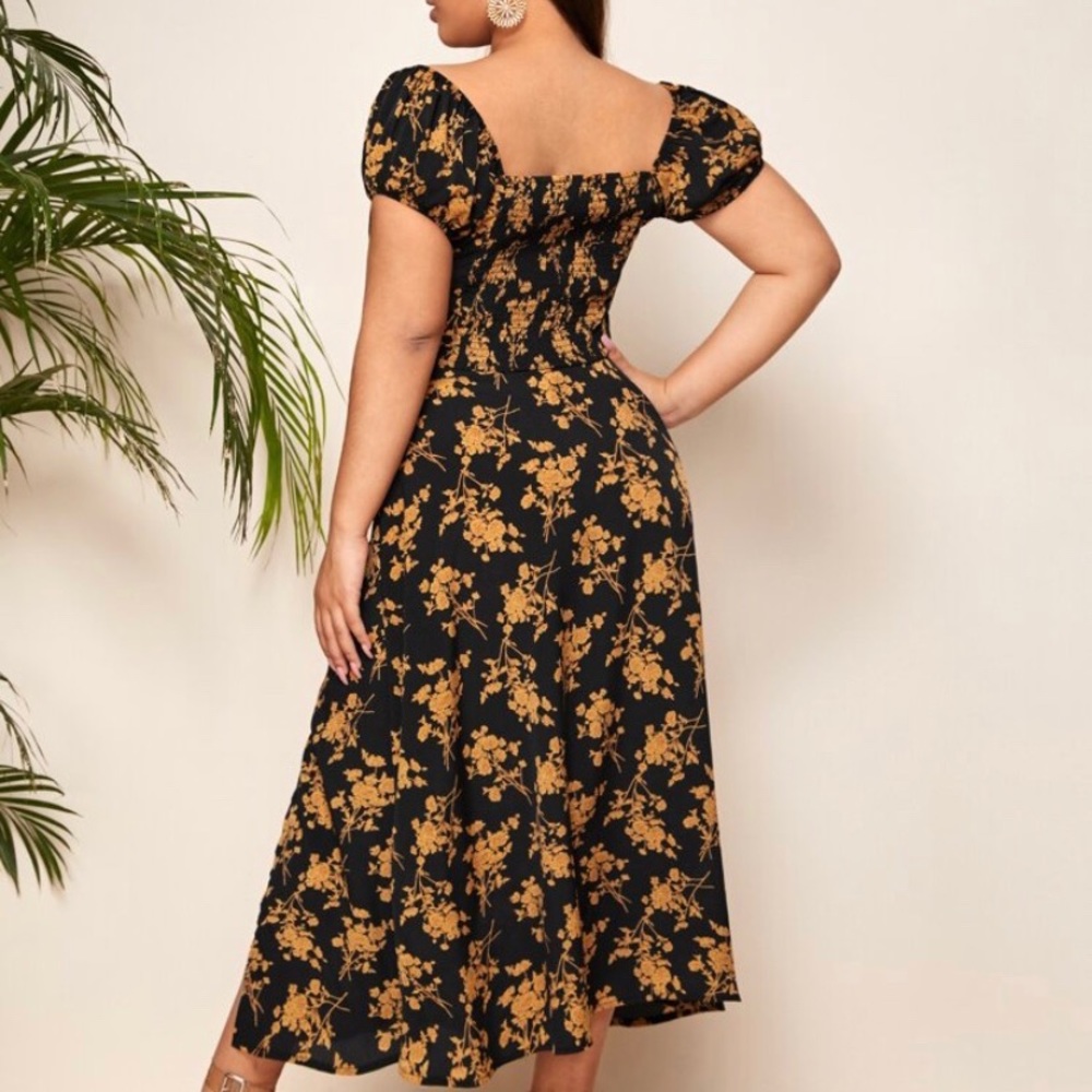 Floral 2 piece skirt set